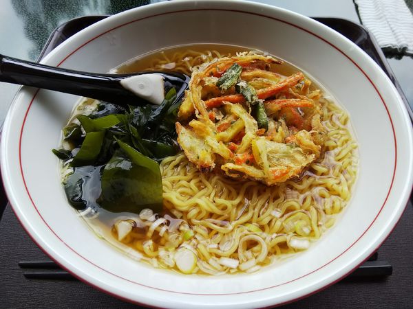 「【限定】かき揚げ中華そば」@そば処 室山の写真