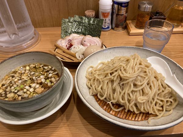 「特製つけそば」@中華そば 笑歩の写真