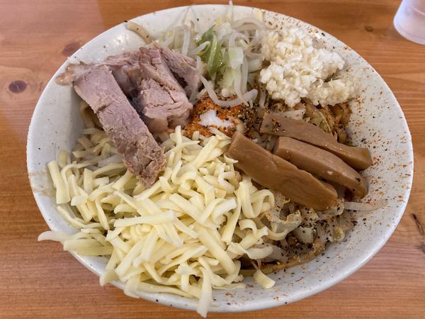 「まぜそば900円」@ラーメン 滋悟郎の写真