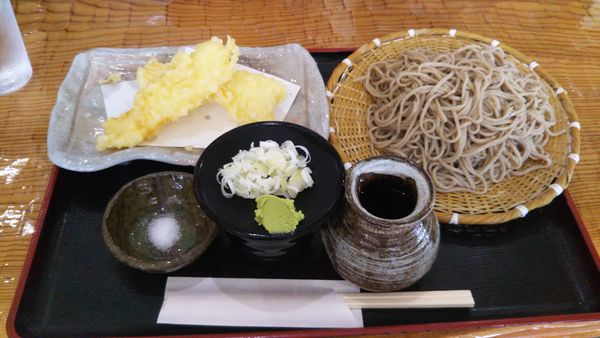 「いか天もり」@蕎麦匠 ひなたやの写真