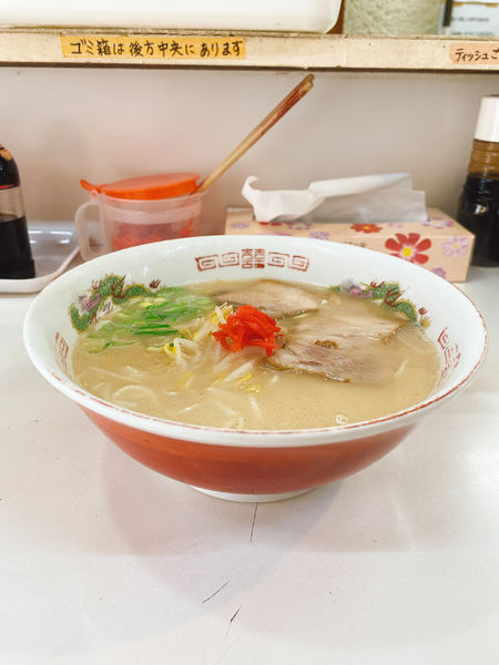 「ラーメン　焼肉丼セット」@らーめん まるじゅうの写真