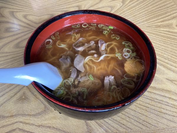 「もつラーメン」@急行食堂の写真