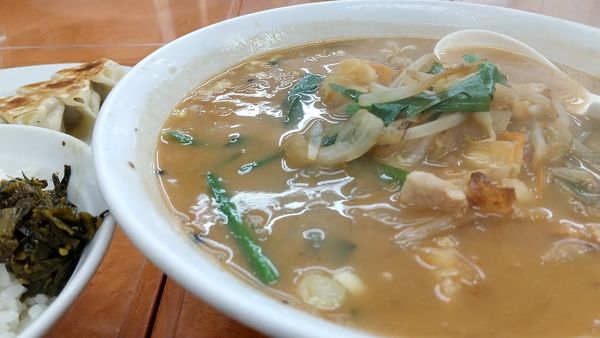 「#にんにくラーメンセット #1331円」@ラーメン新世 本店の写真