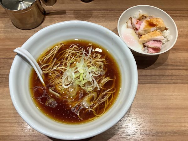 「朝ラー」@鶏そば うえ原の写真