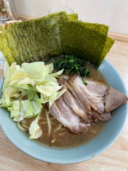 「大盛りチャーシュー麺　海苔まし」@ラーメン 高橋家の写真