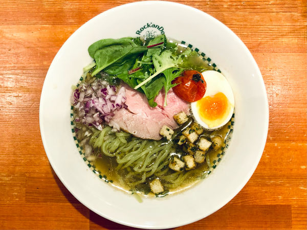 「★＜限定麺＞元祖 海老丸ﾘｽﾍﾟｸﾄ淡麗ｵﾏｰﾙ海老ﾗｰﾒﾝ🍜¥」@麺屋 六感堂 Rock'anDoの写真