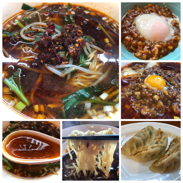 「佛子(武士)ラーメン(台湾風) 800円 餃子小 250円」@つけそば 麺吉の写真