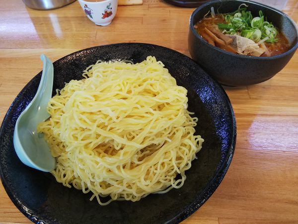 「【限定】つけ麺　（麺特盛り（４００ｇ）：同価格）」@ハルピンラーメン 本店の写真