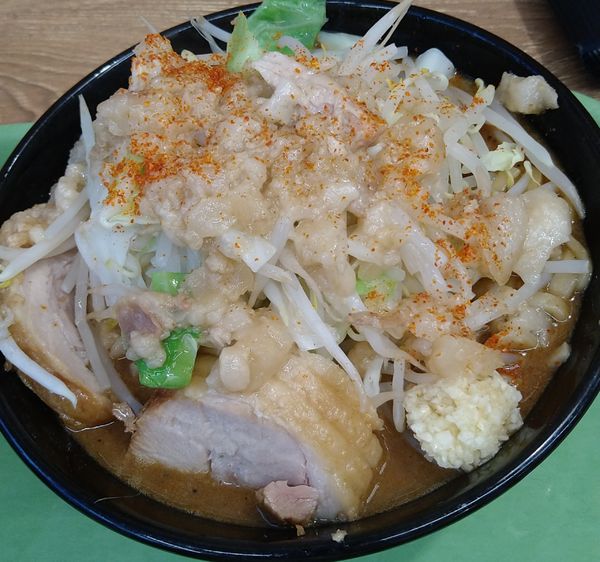 「味噌ラーメン＋1枚豚増し」@ジャンクガレッジ フォレオ菖蒲店の写真