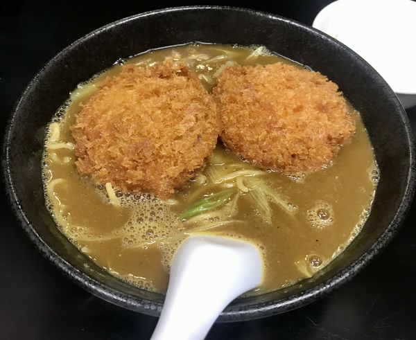 「メンチカレーラーメン￥950＋小さいごはん￥0」@宗楽の写真