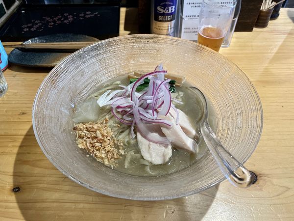 「クラフトビール→冷やしらぁ麺 お茶漬けセット＋チャーシュー盛」@麺屋 さくら井の写真