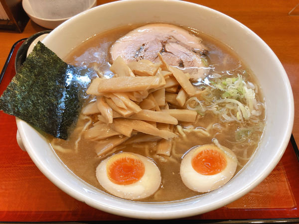 「中華麺　味玉　メンマ」@めん 和正の写真