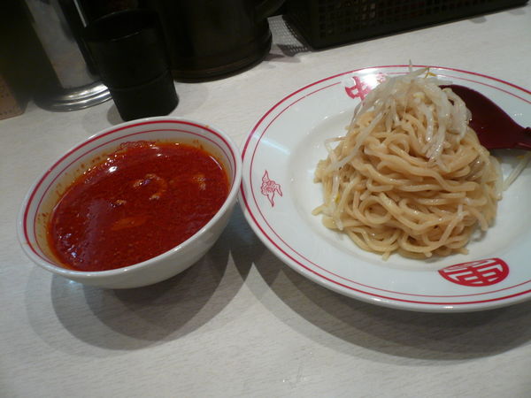 「冷し味噌ラーメン（麺半分）」@蒙古タンメン 中本 吉祥寺店の写真
