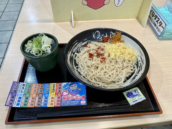 「もりそば360円」@ゆで太郎 淡路町店の写真