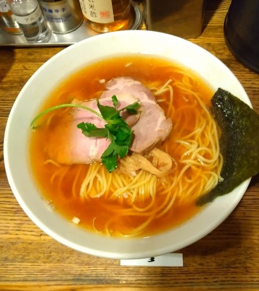 「平子煮干そば大盛り（￥800+150）」@新橋 纏の写真