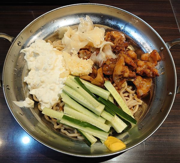 「ミニ冷やし中華(950円)」@立川マシマシ 8号店の写真