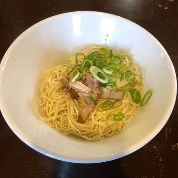 「上州牛和え玉」@らーめんダイニング 庵の写真