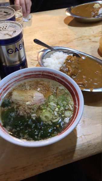 「ラーメン＋半カレーセット」@高円寺ラーメン タロー軒の写真