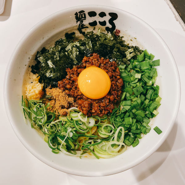 「まぜそば」@麺屋こころ 船橋店の写真