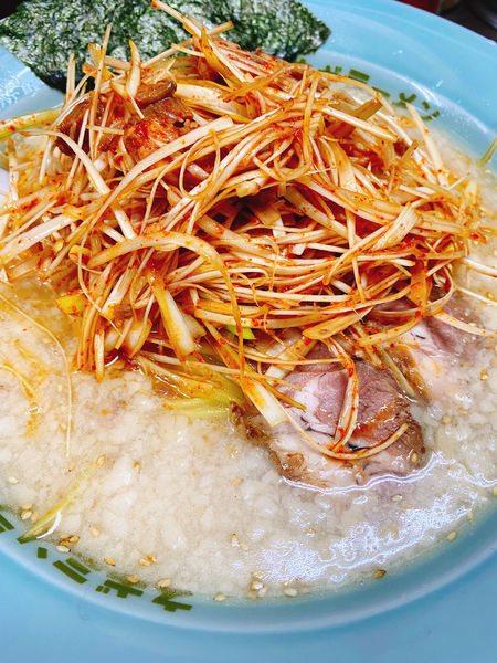 「塩ネギラーメン　ネギトッピング」@ラーメンショップ椿 ひたちなか店の写真