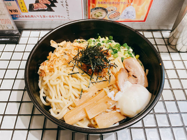 「男味油そば」@油そば 雷神 市川店の写真
