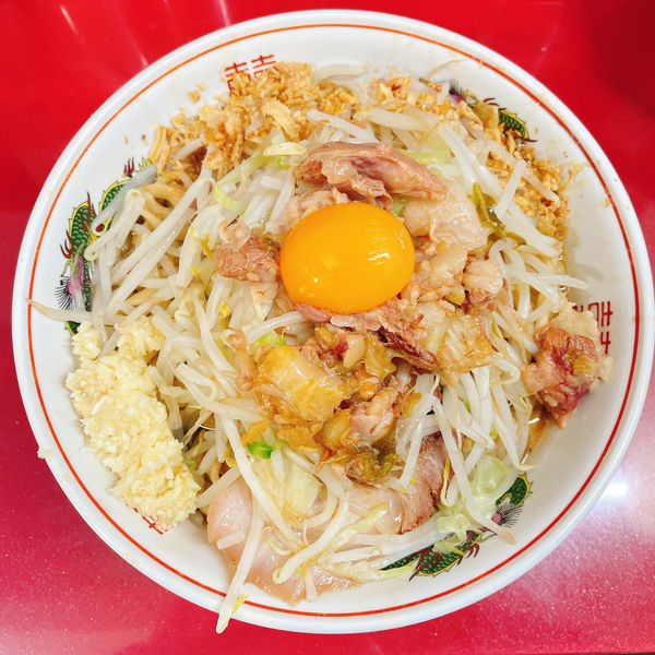 「大ラーメン+汁なし」@ラーメン二郎 越谷店の写真
