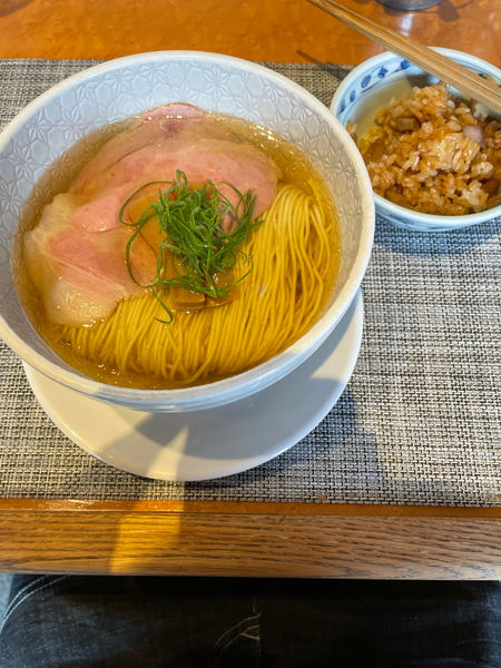 「塩煮干しそば　ランチ飯」@柴崎亭の写真