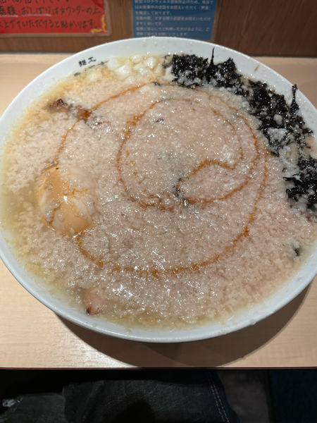 「味玉らーめん大盛」@麺工 豊潤亭の写真