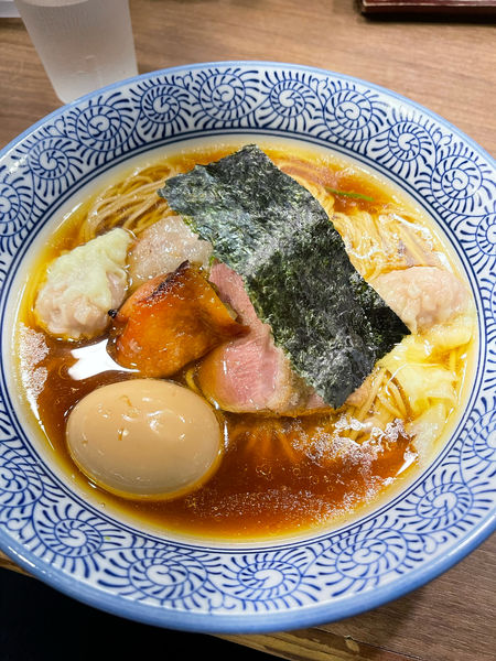 「限定　中華そば（醤油）＋特製トッピング1250円」@煮干しつけ麺 宮元の写真