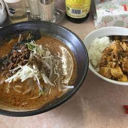 黒ごま担々麺セット¥1080