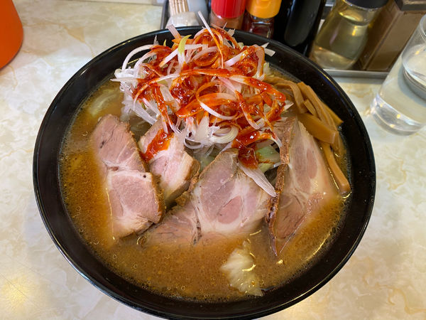 「ネギミソチャーシュー麺1,000円」@福いちの写真