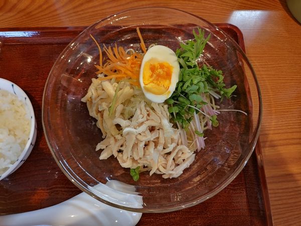 「鳥そば　和え」@麺屋鳥しげ 八田本店の写真