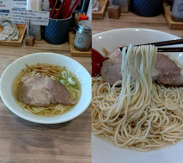 「『朝ラーメン(¥650)』を「塩煮干」で…」@くじら食堂 nonowa東小金井店の写真