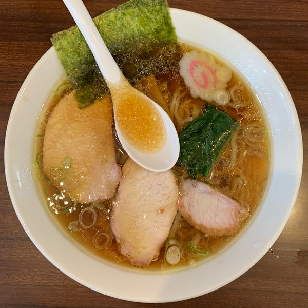 「手打中華そば」@白河手打中華 賀乃屋の写真