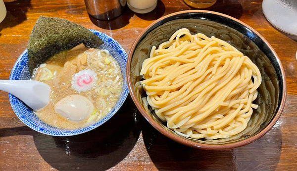 「味玉つけ麺（中）」@つけ麺 紅葉の写真