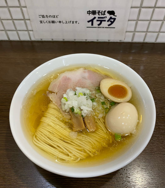 「塩そば＋味玉」@中華そばイデタの写真