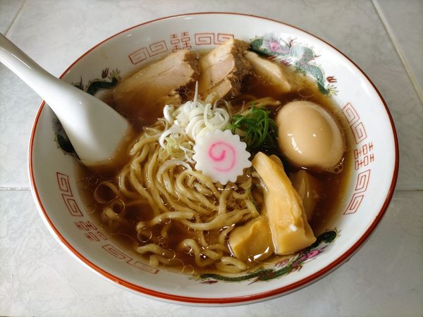 「味玉生姜中華そば880円」@中華そば ふじ野の写真