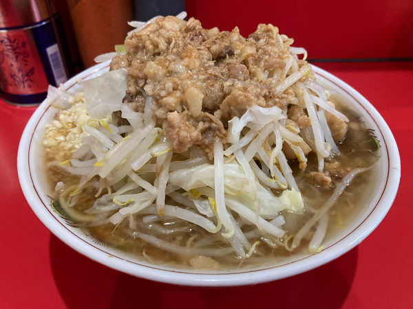 「小ラーメン豚増し」@ラーメン二郎 千葉店の写真