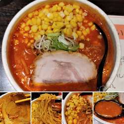 スパイシーカレーみそらーめん(2辛)＋コーン＝900円