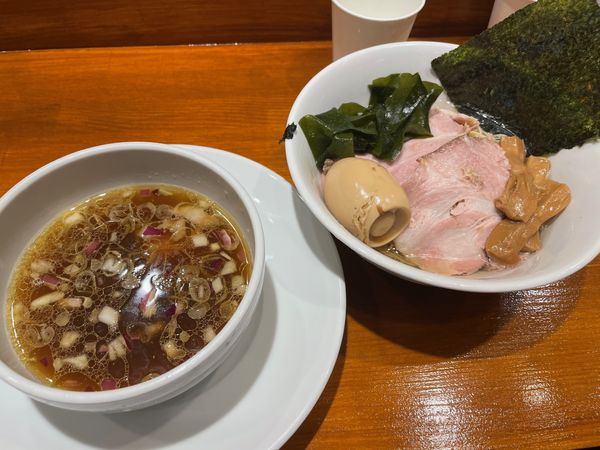 「昆布水つけ麺＋煮卵」@拉麺 伍年食堂の写真