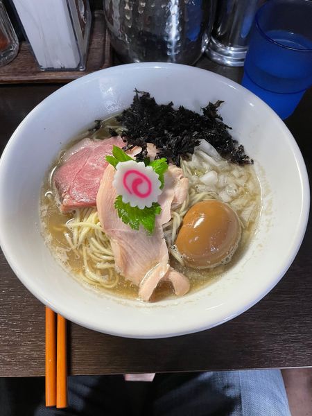 「味玉ラーメン＋和え玉」@中華そば いづるの写真