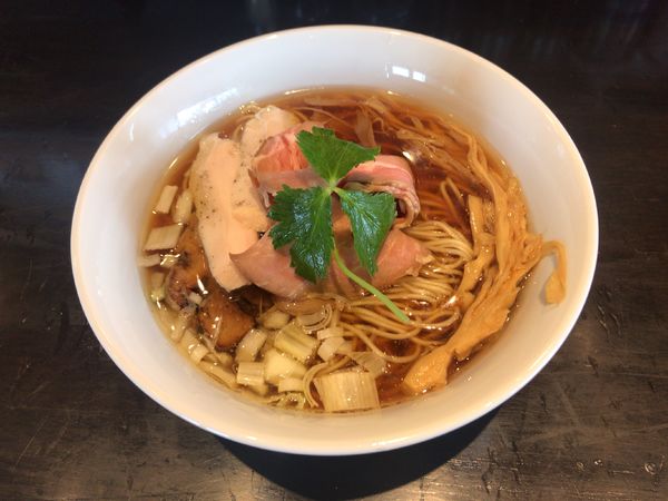 「特製軍鶏中華そば」@らーめん ちゃん亭の写真