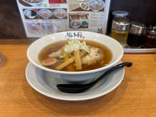 「中華そば+餃子3個」@栃木軒の写真