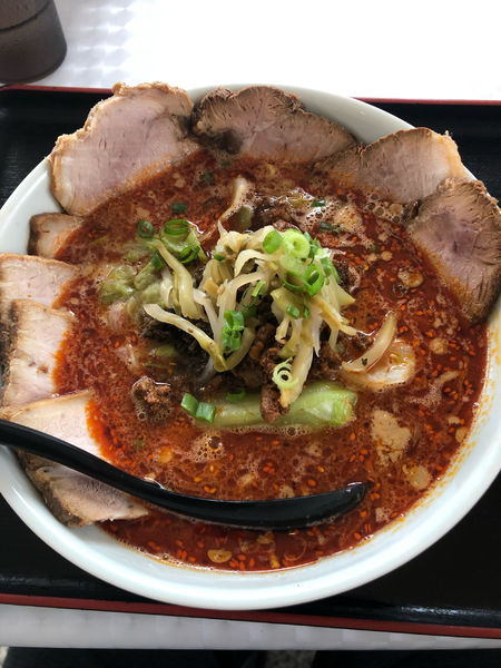 「マーラー坦々麺　900円　チャーシュー300円」@麺屋 KARyuの写真