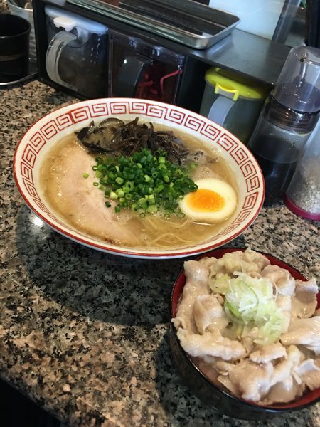 「だるまラーメン＋ミニぶたまんま　920円」@だるま大使 2号店の写真
