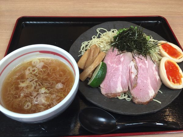「あっさりアラ炊き塩つけ麺　900円」@幸屋きよまる 総本店の写真