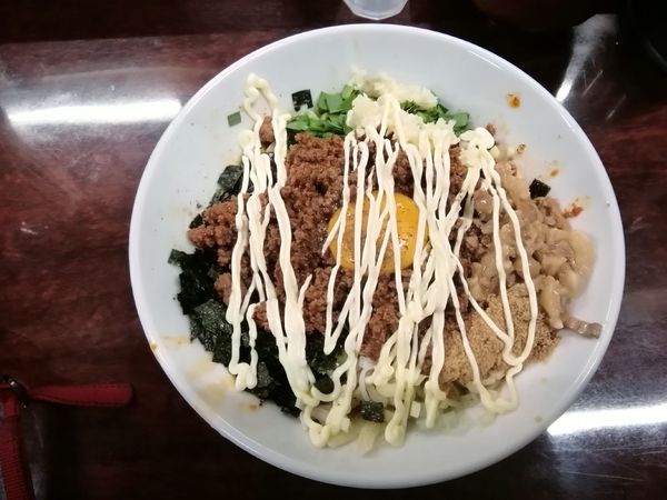 「(特別営業)猛牛台湾混蕎麦 1300円」@元祖スタミナ満点らーめん すず鬼の写真