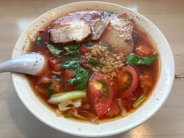 「トマトラーメン　1080円」@つむら家の写真