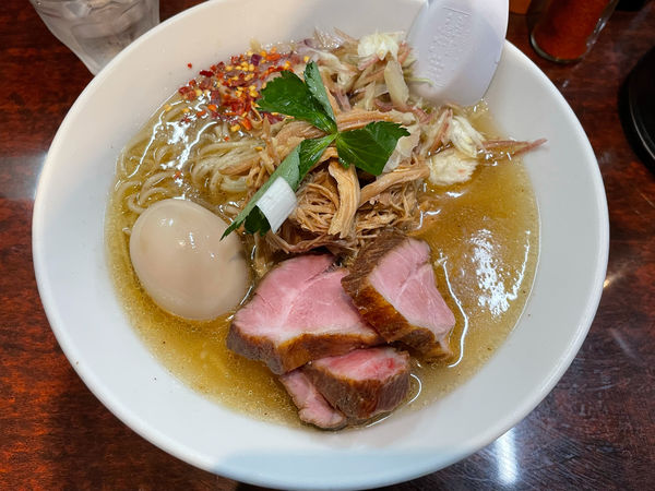 「【限定】冷やし塩そば」@鶏こく中華 すず喜の写真