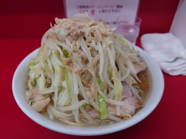 「小ラーメン　ニンニクアブラ」@ラーメン二郎 神田神保町店の写真